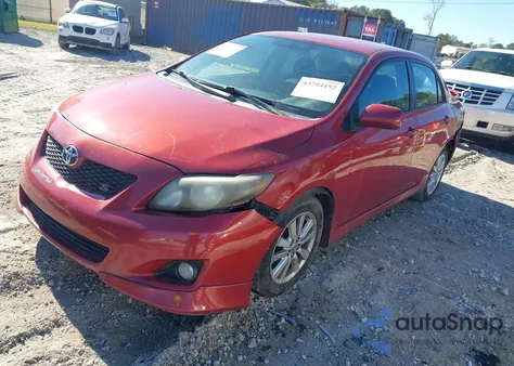 2009 Toyota Corolla S из США, поврежденный, VIN 1NXBU40E49Z082333